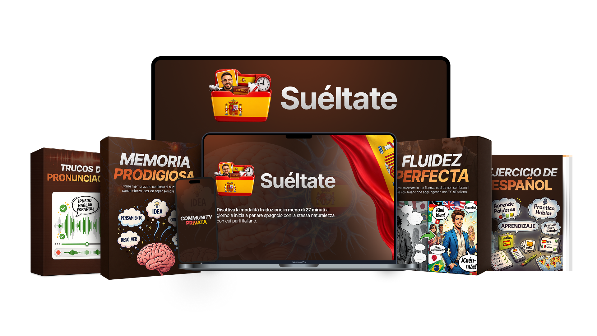 Suéltate Mockup